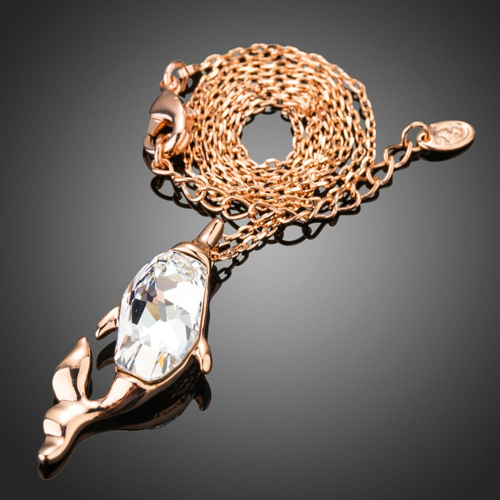 khaista golden fish shape chain necklace kpn0213 image 4