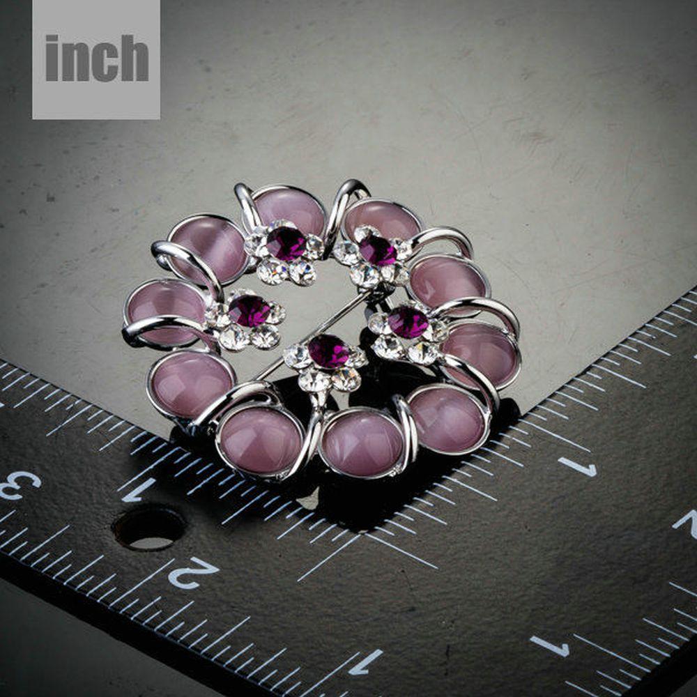 khaista artistic beads with flowers pin brooch mj0024 image 3