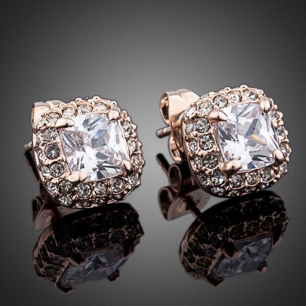 khaista austrian crystal rectangle stud earrings kpe0077 image 4
