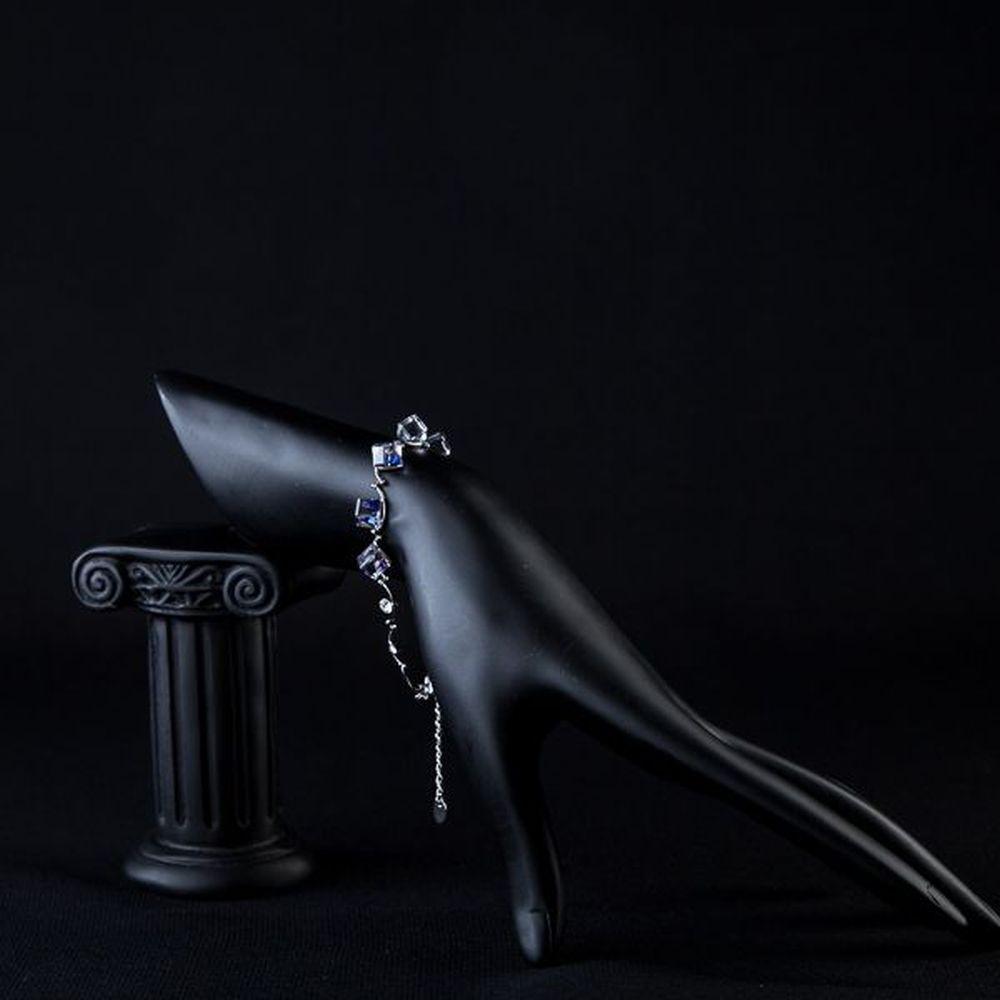 khaista blue square charm bracelet mb0016 image 4