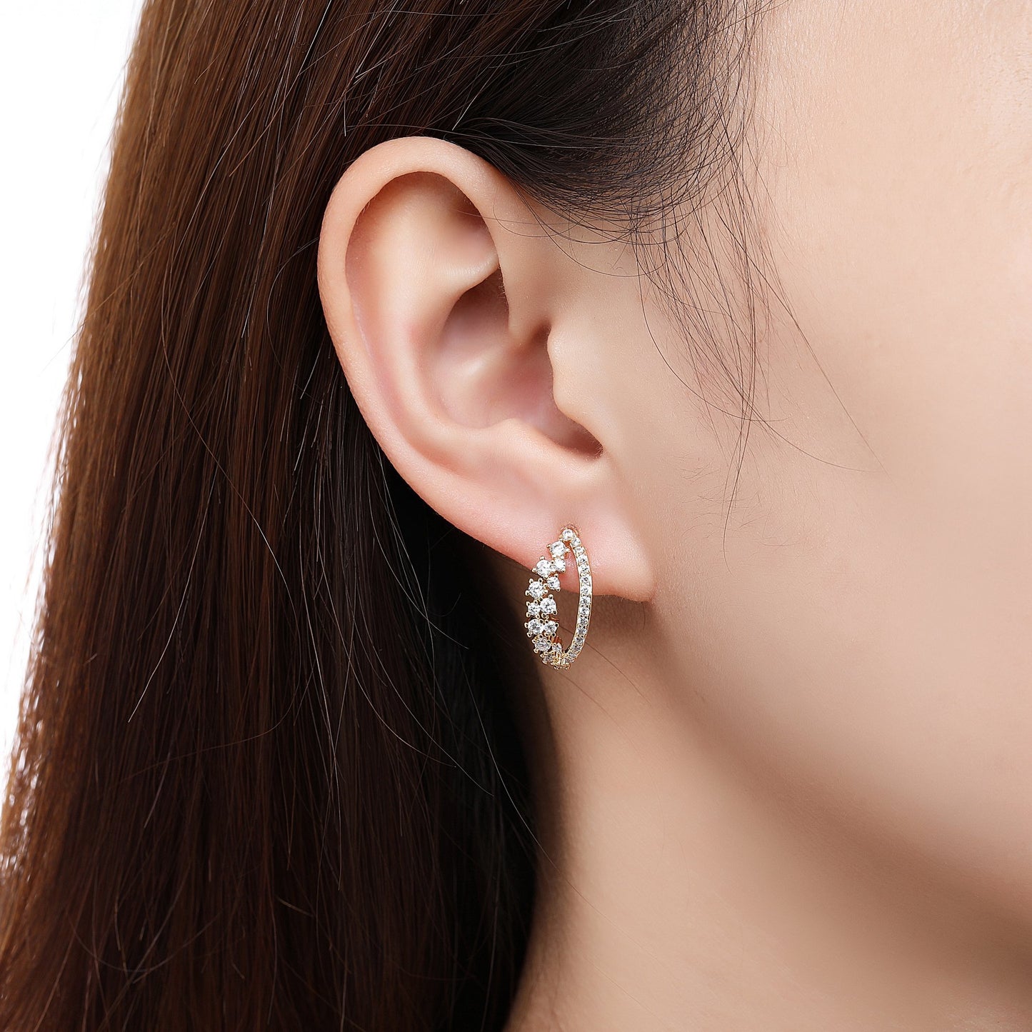 khaista cubic zircon fashion earrings kpe0389 image 4