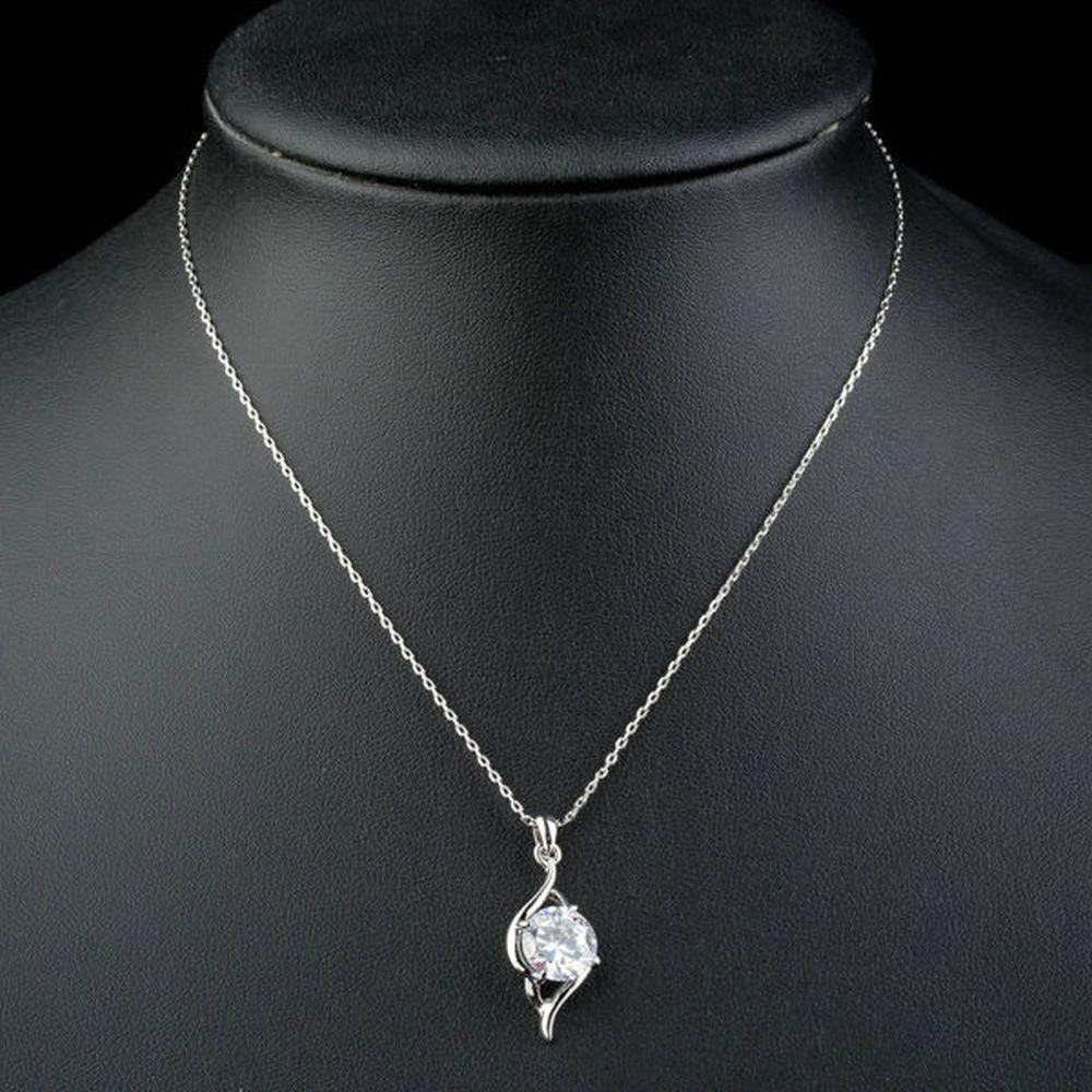 khaista cubic zirconia pendant necklace mjn0147 image 4