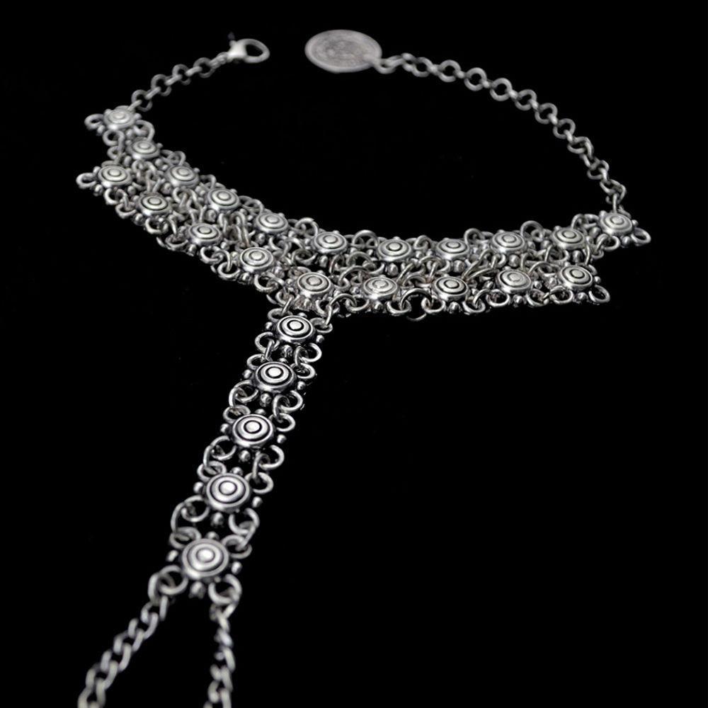 khaista silver anklet barefoot chain image 7