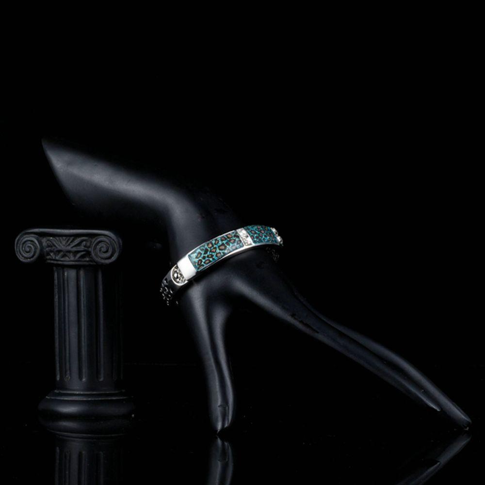 khaista leopard print crystal bangle mbr0074_1 image 4