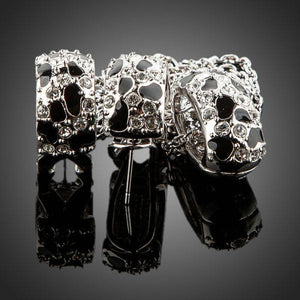 Leopard Print Earrings & Necklace Jewelry Set - KHAISTA Fashion Jewellery