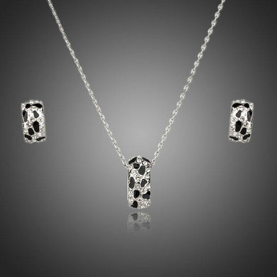 Leopard Print Earrings & Necklace Jewelry Set - KHAISTA Fashion Jewellery
