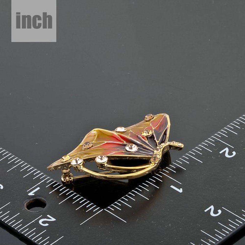 khaista multicolored butterfly pin brooch mj0005 image 3