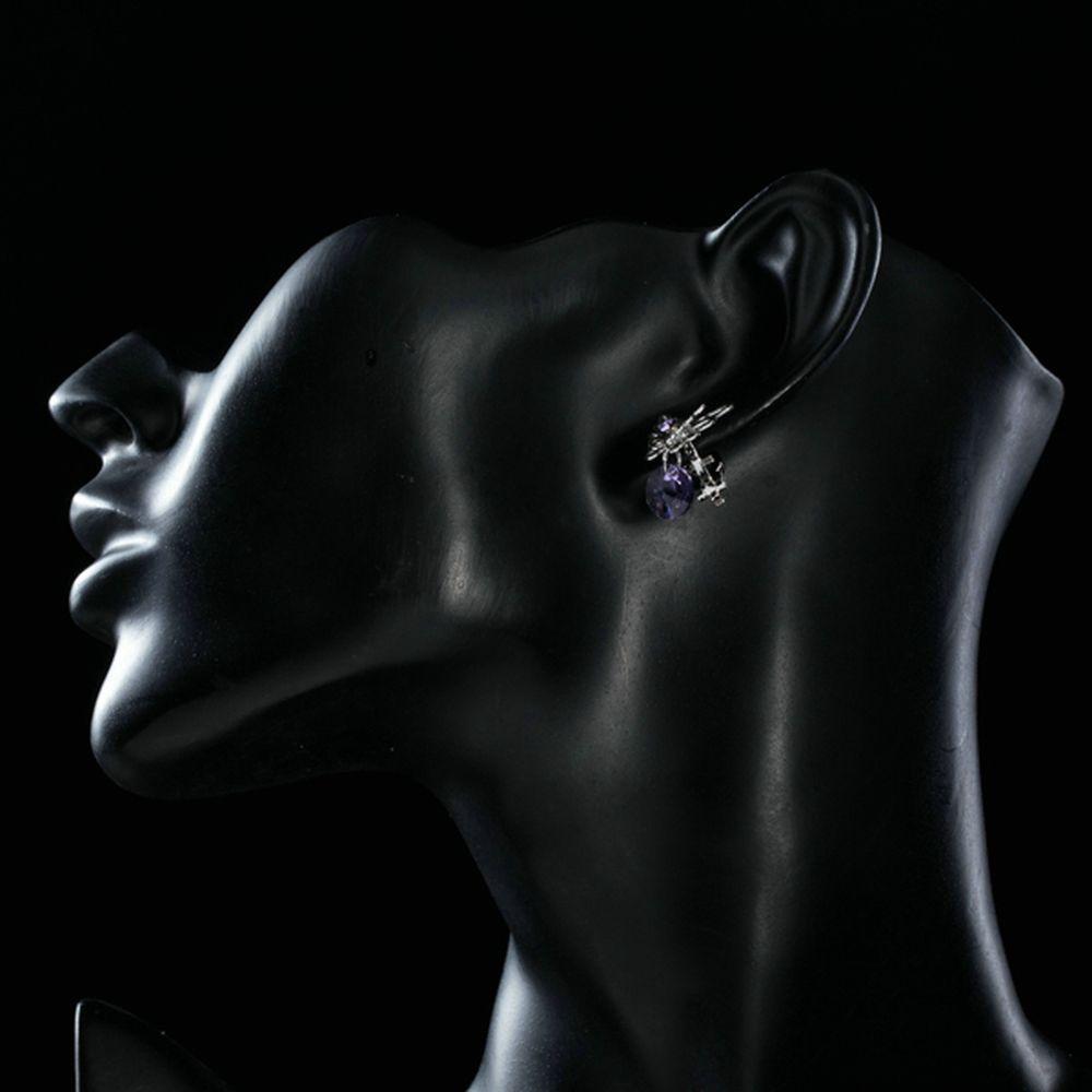 khaista rhinestone butterfly clip earrings mje0192 image 4