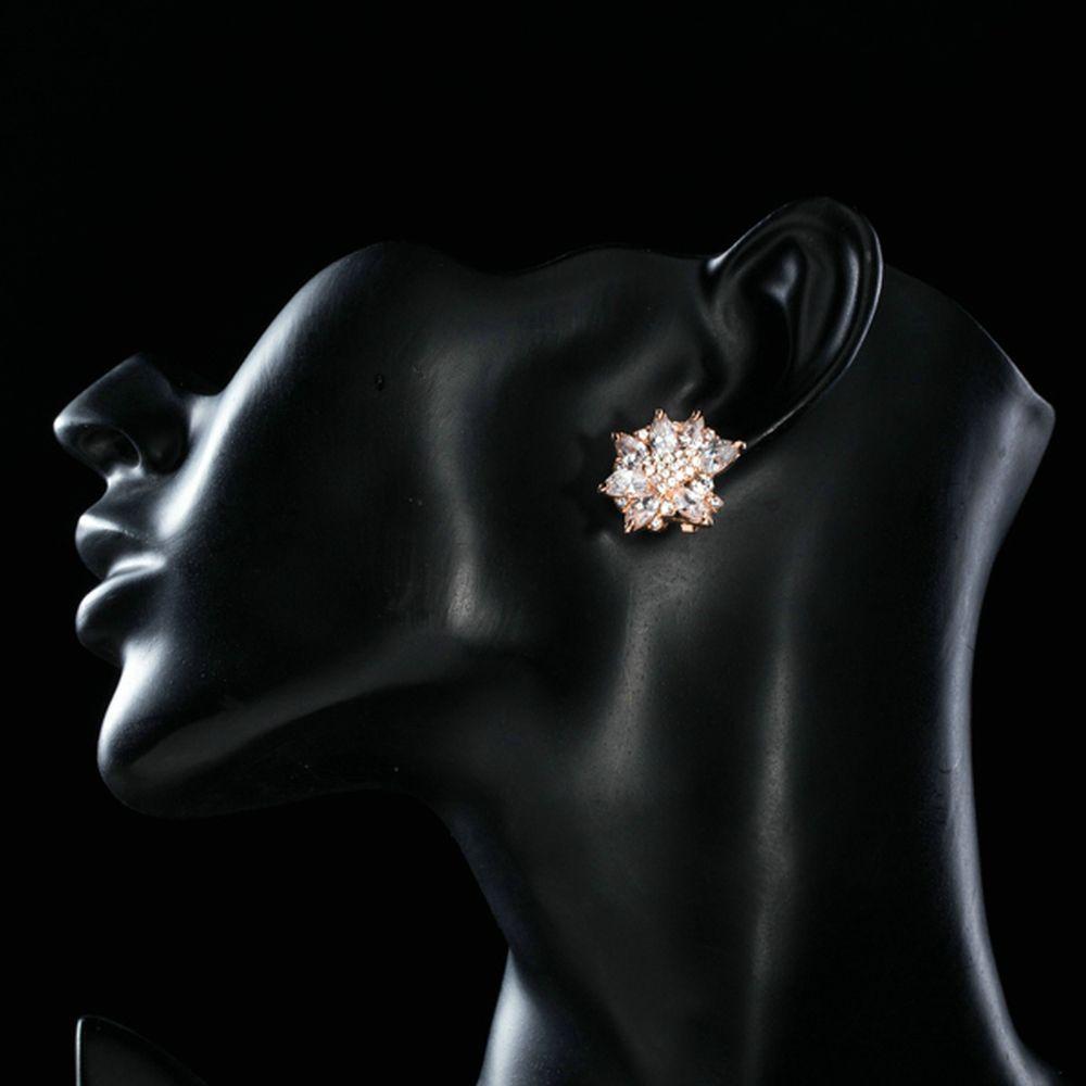 khaista white rose cubic zirconia stud earrings mje0240 image 4