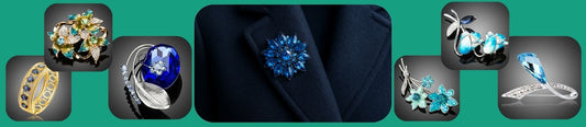 Blue Brooches: The Regal Way to Personalize Your Modern Wardrobe - KHAISTA