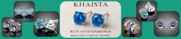 Blue Earrings for Women: From Daily Studs to Evening Statements - KHAISTA