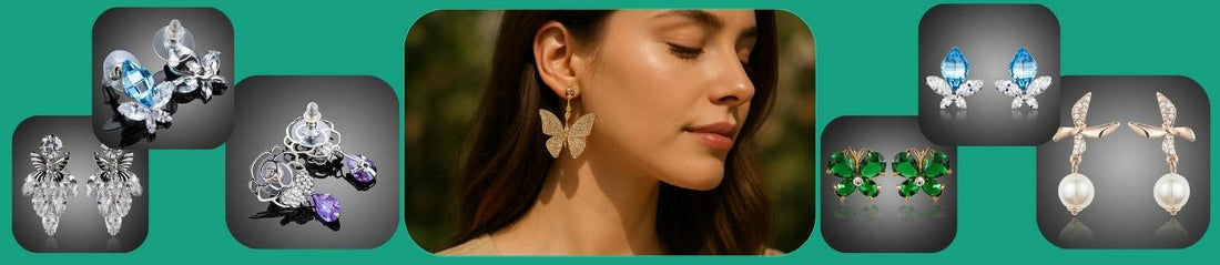 Butterfly Earrings for Ladies: Celebrating Grace and Transformation - KHAISTA