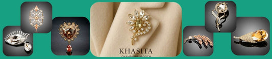 Champagne Brooch for Women: A Touch of Golden Glamour and Timeless Style - KHAISTA