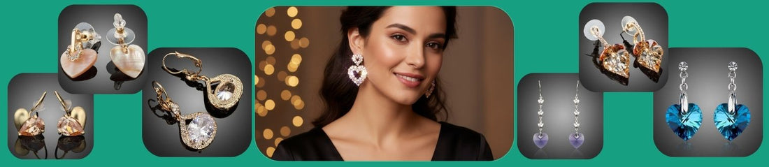 Heart Earrings for Women: A Luminous Celebration of Romance and Grace - KHAISTA