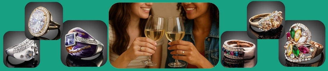 Matching Rings for Best Friends: A Circle of Loyalty and Laughter - KHAISTA