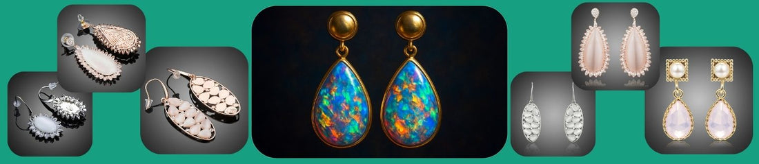 Opal Earrings: Capturing the Prismatic Magic of Nature’s Most Colorful Gem - KHAISTA