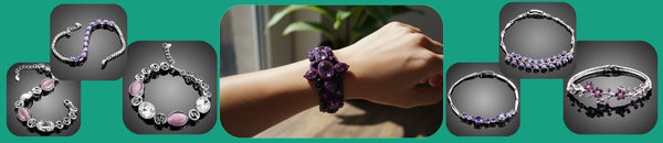 Purple Bracelets: A Royal Touch of Mystery and Modern Elegance - KHAISTA