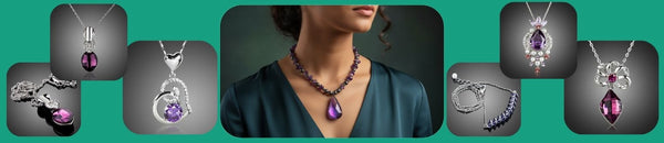Purple Necklaces: A Radiant Centerpiece of Royal Sophistication - KHAISTA