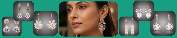 The Blush Frame: Why Rose Gold Earrings Are the Editorial Choice for Luminous Style - KHAISTA