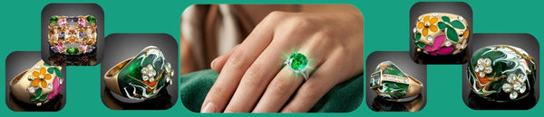 The Emerald Gesture: Why Green Rings For Women Are the Ultimate Editorial Focus - KHAISTA