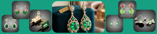 The Verdant Frame: Why Green Earrings For Women Are the Ultimate Editorial Focus - KHAISTA