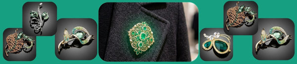 The Verdant Lapel: Why Green Brooches are the Editorial Secret to a Polished Identity - KHAISTA