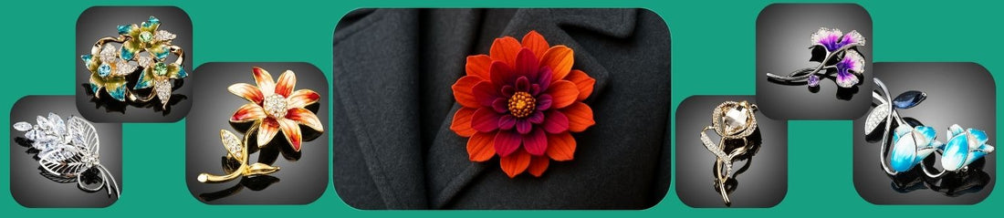 Why Flower Brooches are the Timeless Accessory Making a Major Comeback - KHAISTA