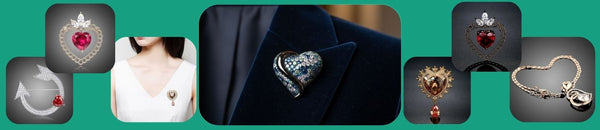 Women's Red Brooches: The Timeless Power of a Crimson Accent - KHAISTA