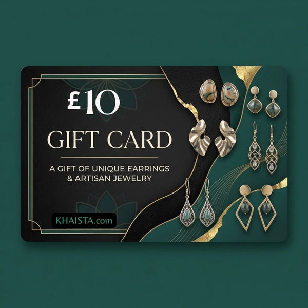 Khaista Gift Card on white background