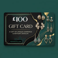 Side angle view of Gift Card