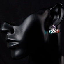 Load image into Gallery viewer, Flowers Stellux Austrian Crystal Stud Earrings -KPE0033
