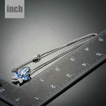Load image into Gallery viewer, Blue Dragonfly Pendant Necklace KPN0153
