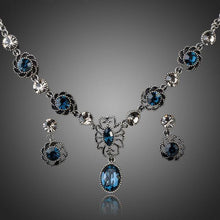 Load image into Gallery viewer, Ancient Dark Blue Jewelry Set - KHAISTA Fashion Jewellery
