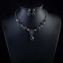 Load image into Gallery viewer, Ancient Dark Blue Jewelry Set-khaista-MJG0034-4
