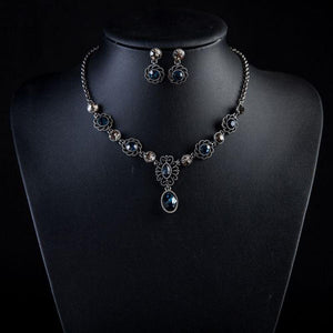 Ancient Dark Blue Jewelry Set-khaista-MJG0034-4