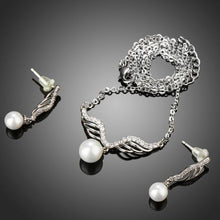 Load image into Gallery viewer, Angel Wings Pearl Jewelry Set - KHAISTA Fashion Jewellery
