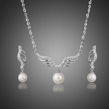 Load image into Gallery viewer, Angel Wings Pearl Jewelry Set-khaista-KJ0230-1
