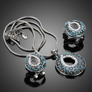 Animal Print Jewelry (Clip Earrings + Necklace Set) - KHAISTA Fashion Jewellery