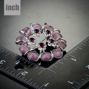 Artistic Beads With Flowers Pin Brooch - KHAISTA Fashion Jewellery