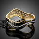 Artistic Black Wave Bangle