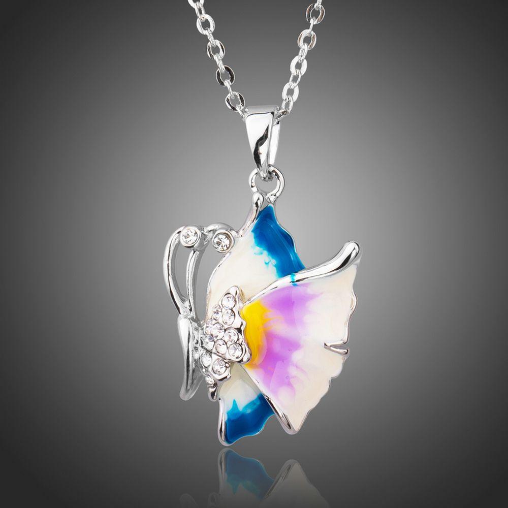 Artistic Butterfly Necklace -KJN0184 - KHAISTA