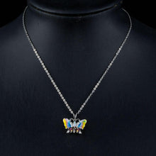 Load image into Gallery viewer, Artistic Butterfly Pendant Necklace - KHAISTA Fashion Jewellery
