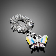 Load image into Gallery viewer, Artistic Butterfly Pendant Necklace - KHAISTA Fashion Jewellery
