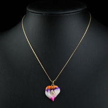 Load image into Gallery viewer, Artistic Heart Long Chain Pendant Necklace KPN0212 - KHAISTA Fashion Jewellery
