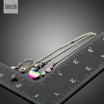 khaista artistic heart shape pendant necklace kpn0226 image 3