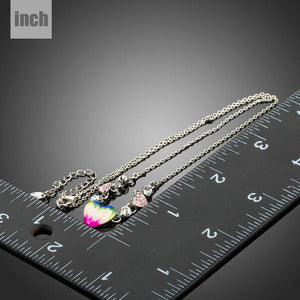 Artistic Heart Shape Pendant Necklace KPN0226 - KHAISTA Fashion Jewellery