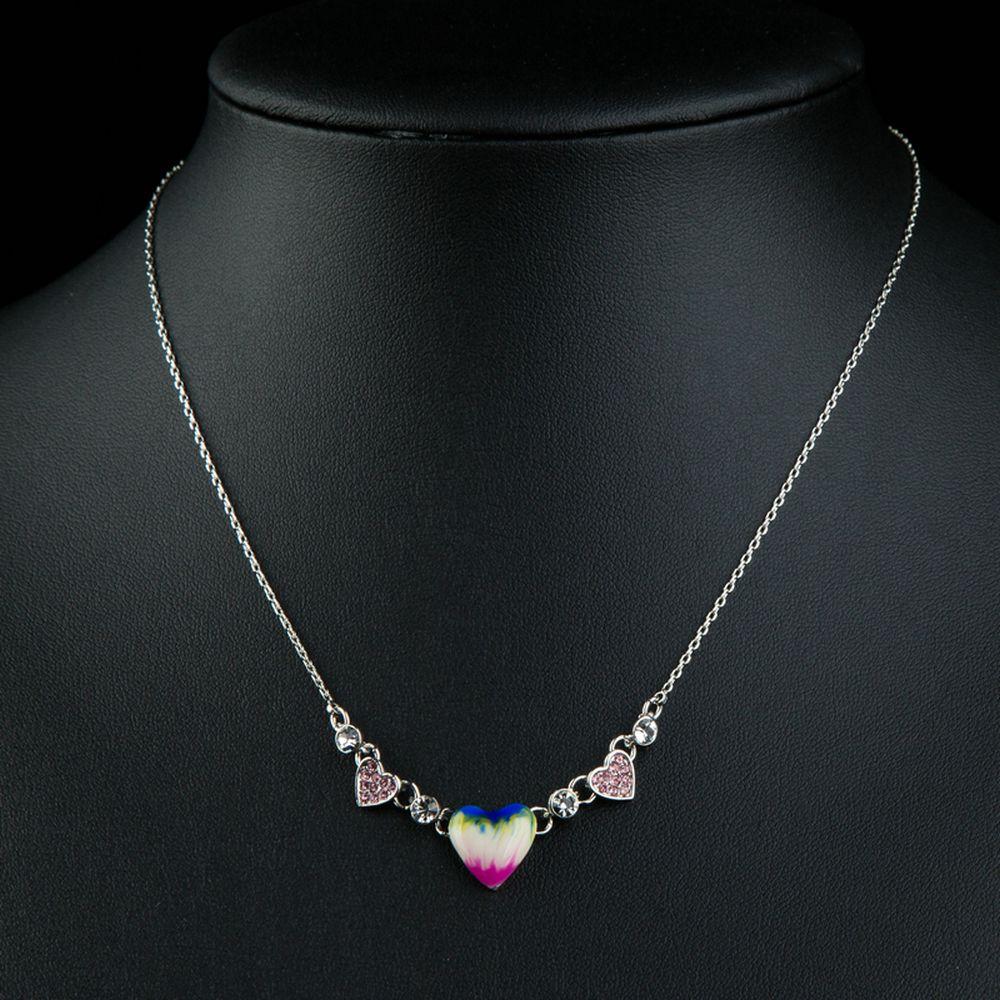 khaista artistic heart shape pendant necklace kpn0226 image 2