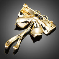 Butterfly wing detail on Khaista rhinestone brooch