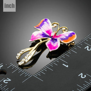 Artistic Rhinestone Butterfly Brooch - KHAISTA Fashion Jewellery