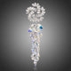 Austrian Crystal Snowflake Zirconia Brooch